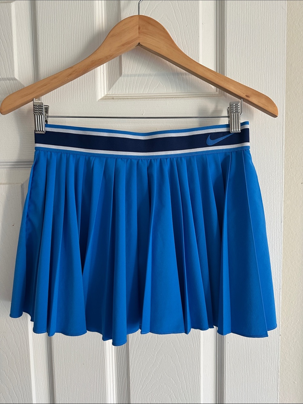 Nike victory Royal Blue Pleated Skater Skirt with built in short